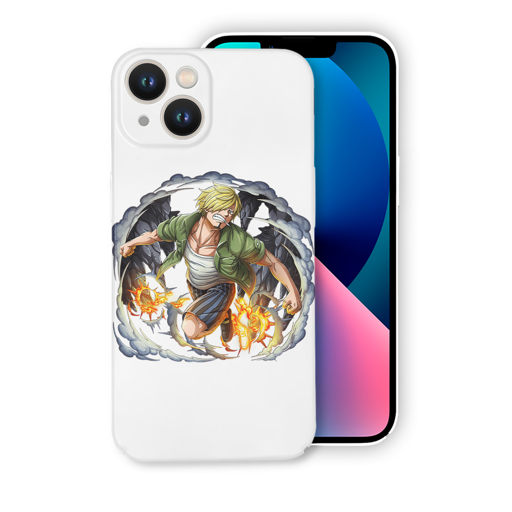 （画像用） ワンピース サンジ ONE PIECE Sanji 【iPhone 14シリーズ対応】ハードケース